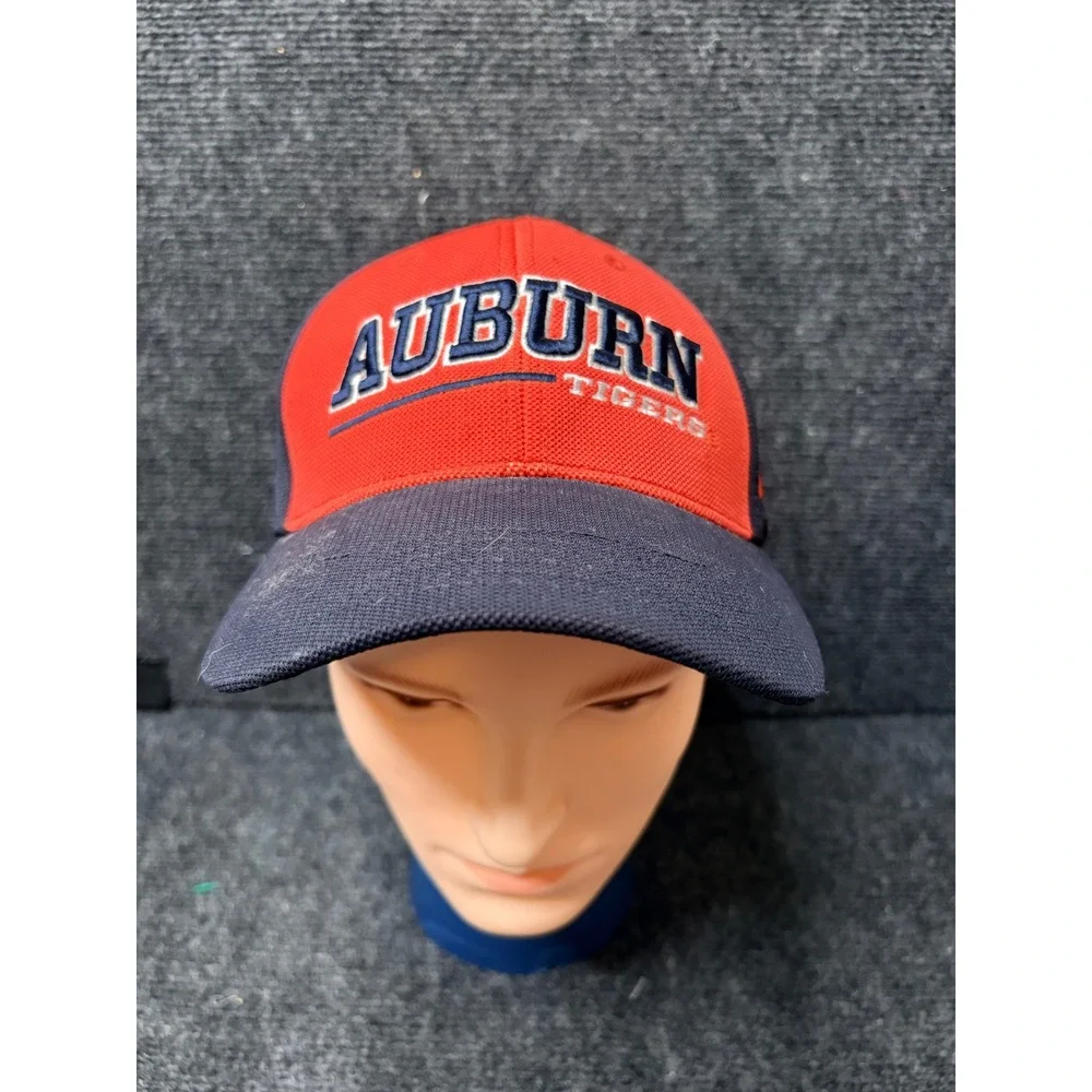 Russell Athletic Auburn Tigers Hat Navy Blue Orange Adjustable Baseball Cap